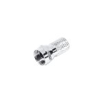 Fiche coaxiale mâle type f à visser pour câble antenne lot de 100 pièces Fiche coaxiale mâle type f à visser pour câble antenne lot de 100 pièces