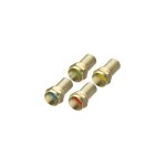 Fiche f m�le, 7, 0 mm, � vis, 4 pi�ces, code couleur