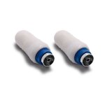 Fiche tv (lot de 2) blind�e 9, 52 mm fem.
