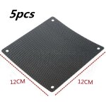 Filtre anti - poussire en pvc noir dcoupable, ventilateur pc, botier de refroidissement en maille ...