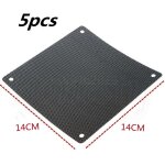 Filtre anti - poussire en pvc noir dcoupable, ventilateur pc, botier de refroidissement en maille ...