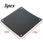 Filtre anti - poussire en pvc noir dcoupable, ventilateur pc, botier de refroidissement en maille ...