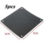 Filtre anti - poussire en pvc noir dcoupable, ventilateur pc, botier de refroidissement en maille ...