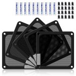 Filtre anti - poussière pour ventilateur de refroidissement d'ordinateur pc 120 mm, maille pvc 50, filtre ... Filtre anti - poussière pour ventilateur de refroidissement d'ordinateur pc 120 mm, maille pvc 50, filtre ...