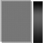 Filtre de ventilateur en pvc, 400 x 300 mm diy filtre anti - poussire en maille avec bande magntique, ...