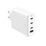 Fixed chargeur de voyage gan 3xusb - c / usb 120w - blanc