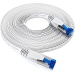 Flat ethernet cable, particularly flexible - 1. 5 m (cat7, lan cable / network cable, 10 gbps, rj45 plug, ...
