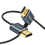 Flexible câble hdmi vers hdmi coudé 90 degré 0, 3m, ultra fin et slim gauche angle cordon hdmi 2. 0 supporte ... Flexible câble hdmi vers hdmi coudé 90 degré 0, 3m, ultra fin et slim gauche angle cordon hdmi 2. 0 supporte ...