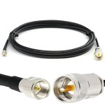 Fme m�le � pl259 4m uhf c�ble coaxial rg58 50 ohm - r�sistant aux intemp�ries - fme pl rallonge pour ...