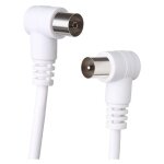 Force power lite - c�ble d'antenne - iec connector (9. 52mm) m�le inclin� pour iec connector (9. 52mm) ...