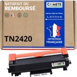 Marque franaise - tn2420 - 1 cartouche de toner compatible avec brother tn2420 (ou tn2410) - pour brother ...