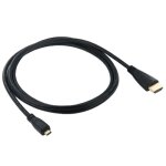 Full 1080p vid�o hdmi au c�ble micro hdmi pour gopro hero 4 / 3 / 3 / 2 / 1 / sj4000, longueur: 1, 5 ...
