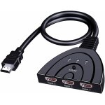 Fuyt - multiprise hdmi commutateur - slecteur splitter 3 entres vers 1 sortie adaptateur hdmi 1080p ...