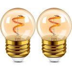 G40 e27 led rétro ampoule à filament edison mini globe 1w ampoule à filament en spirale en verre ambre ... G40 e27 led rétro ampoule à filament edison mini globe 1w ampoule à filament en spirale en verre ambre ...