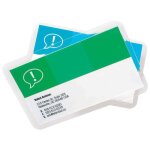 Gbc card - pack de 100 - pochettes de plastification brillantes