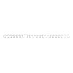 Gbc multibind - 6 mm - 21 anneaux - a4 (210 x 297 mm) - 55 feuilles - argent�(e) - 100 unit�s fil de ...