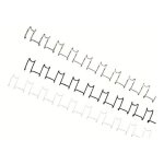 Gbc multibind - 8 mm - 21 anneaux - a4 (210 x 297 mm) - 70 feuilles - noir - 100 unit�s fil de ligature ...