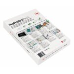 Gbc peel'n stick - 75 microm�tres pack de 25 - brillant - 303 x 426 mm pochettes plastifi�es - pour fusion ...