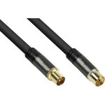Gc - m2051 smartflex cble d'antenne tv coaxial iec mle vers femelle 4 blindages 120 db / 75 ohms noir ...