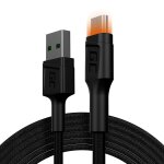 Gc ray led 2m micro usb nylon c�ble chargeur cable high speed data&sync avec charge rapide quick charge ...