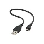 Gembird ccp - usb2 - am5p - 1 - cble usb - mini usb type b (m) pour usb (m) - 30 cm - moul - noir