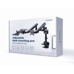 Gembird ma - da3 - 02 support d'cran plat pour bureau 32  noir