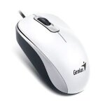 Genius dx - 110 - souris - droitiers et gauchers - optique - 3 boutons - filaire - usb - blanc
