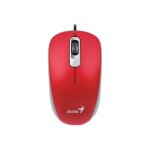 Genius dx - 110 - souris - droitiers et gauchers - optique - 3 boutons - filaire - usb - rouge