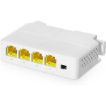 Gigabit poe extender 4 ports, 1 entree poe, 3 sorties poe, ieee802. 3af / at poe powered passthrough ...