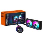 Gigabyte aorus waterforce x ii 240 refroidisseur liquide pour processeur aio - 2x ventilateurs argb de ...