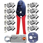 Gkwl - pince a sertir pour rg59bnc / tnc - pince a sertir a cliquet et pince a dénuder de câble coaxial ... Gkwl - pince a sertir pour rg59bnc / tnc - pince a sertir a cliquet et pince a dénuder de câble coaxial ...