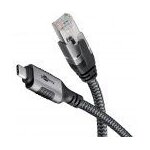 Goobay 70699 changeur de genre de c�ble usb c rj - 45 noir, argent