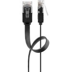 Goobay 95387 c�ble de r�seau noir 5 m cat6 u / utp (utp)