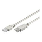 Goobay - rallonge de c�ble usb - usb (f) pour usb (m) - usb 2. 0 - 60 cm - gris
