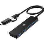 Gothicana by emp4 - port hub usb, usb 3. 0 hub pour macbook pro / air, usb a / c adaptateur, multiport ...