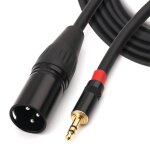 Gothicana by empcble de microphone xlr vers jack, cble de micro audio 3, 5 mm trs stro mle vers ...