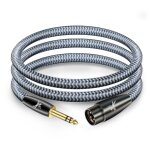 Gothicana by empcble xlr femelle vers trs 6, 35 mm cble micro mono tress cable xlr jack stro 6. ...