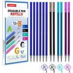 Gothicana by empray stylo roller (rechargeable avec cartouches d'encre standard, convient aux droitiers ...