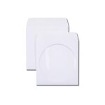 Gpv boite de 1000 pochettes cd autocollantes 90 g / m 110 110x11