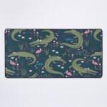 Grand tapis de souris gaming pour bureau alligators américains et spatules rosées ¿ joli motif animalier ... Grand tapis de souris gaming pour bureau alligators américains et spatules rosées ¿ joli motif animalier ...
