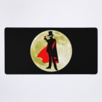 Grand tapis de souris gaming pour bureau bomber smoking tuxedo la 75x40cm antidrapante clavie