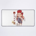 Grand tapis de souris gaming pour bureau bonne anne du lapin 2023, signe du zodiaque chinois 75x40cm ...