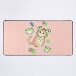 Grand tapis de souris gaming pour bureau crapauds et chat kawaii avec chapeau de grenouille, esthétique ... Grand tapis de souris gaming pour bureau crapauds et chat kawaii avec chapeau de grenouille, esthétique ...