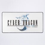 Grand tapis de souris gaming pour bureau cyber ¿dragon dans final fantasy style lite 75x40cm antidrapante ...