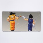 Grand tapis de souris gaming pour bureau dragonball goku et vegeta 75x40cm antidrapante clavie