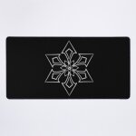 Grand tapis de souris gaming pour bureau genshin impact - logo cryo 75x40cm antidérapante clavie Grand tapis de souris gaming pour bureau genshin impact - logo cryo 75x40cm antidérapante clavie