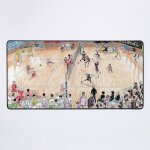 Grand tapis de souris gaming pour bureau manga haikyuu 75x40cm antidrapante clavie
