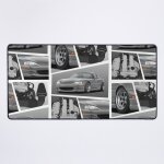 Grand tapis de souris gaming pour bureau moteur mx5 / miata nb x bp18 75x40cm antidrapante clavie