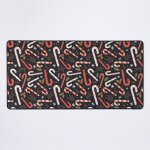 Grand tapis de souris gaming pour bureau nol en canne  sucre 75x40cm antidrapante clav