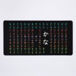 Grand tapis de souris gaming pour bureau nuancier kana - noir - 75x40cm antidérapante clavie Grand tapis de souris gaming pour bureau nuancier kana - noir - 75x40cm antidérapante clavie